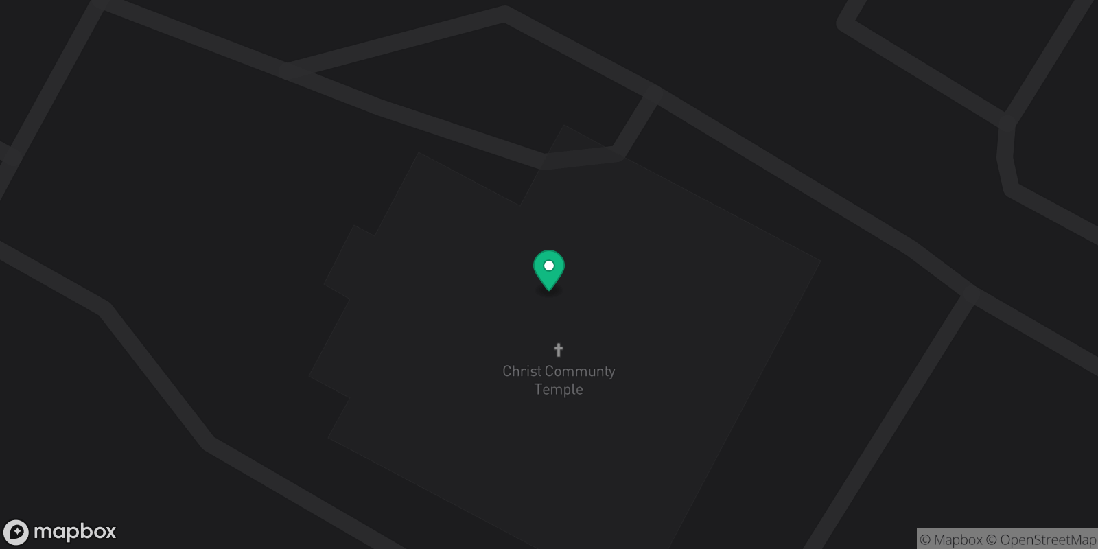 Map showing 1 destinations