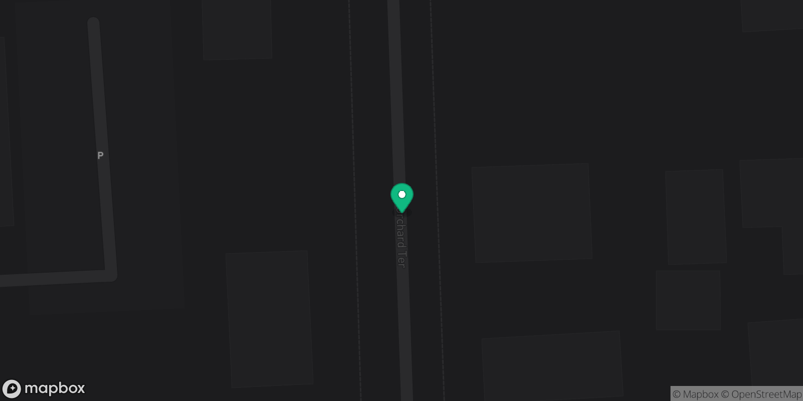 Map showing 1 destinations