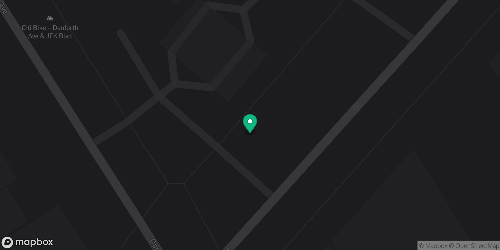 Map showing 1 destinations