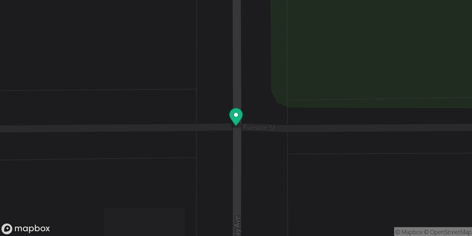 Map showing 1 destinations