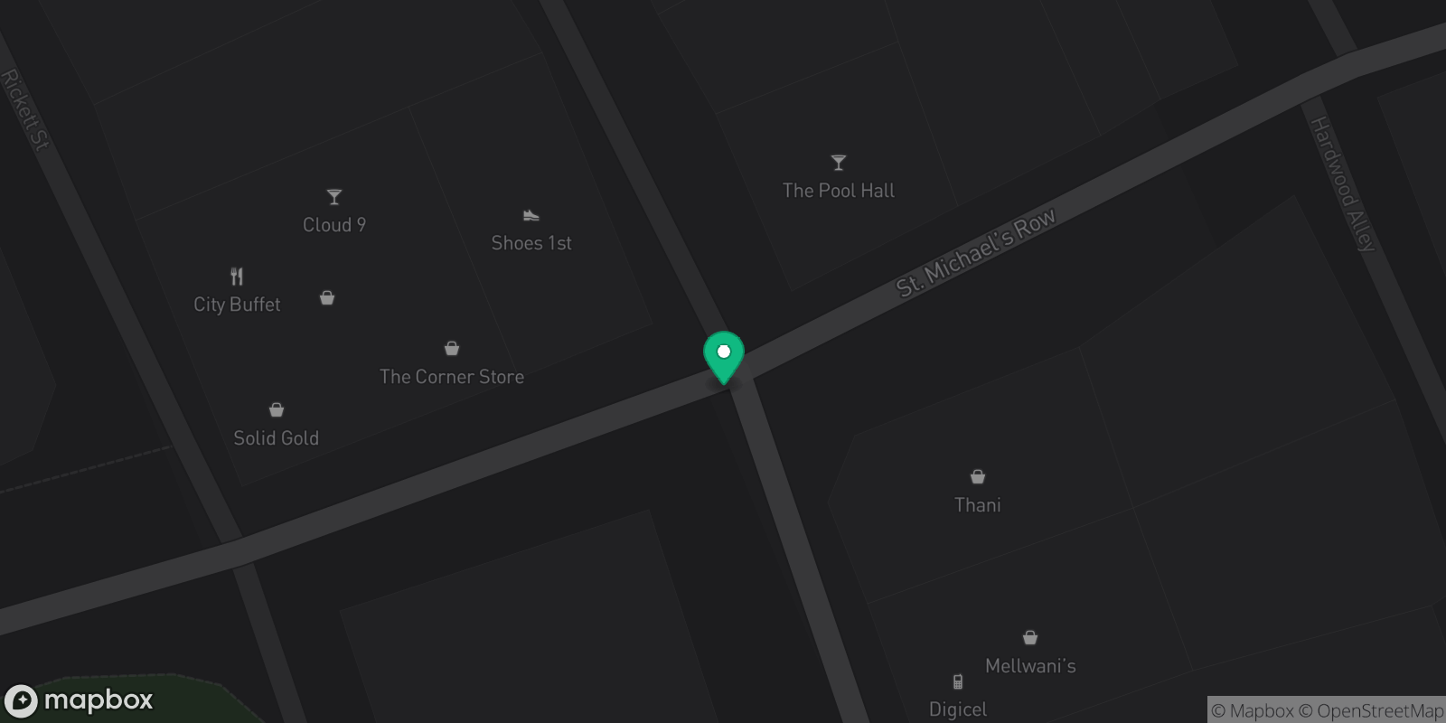 Map showing 1 destinations