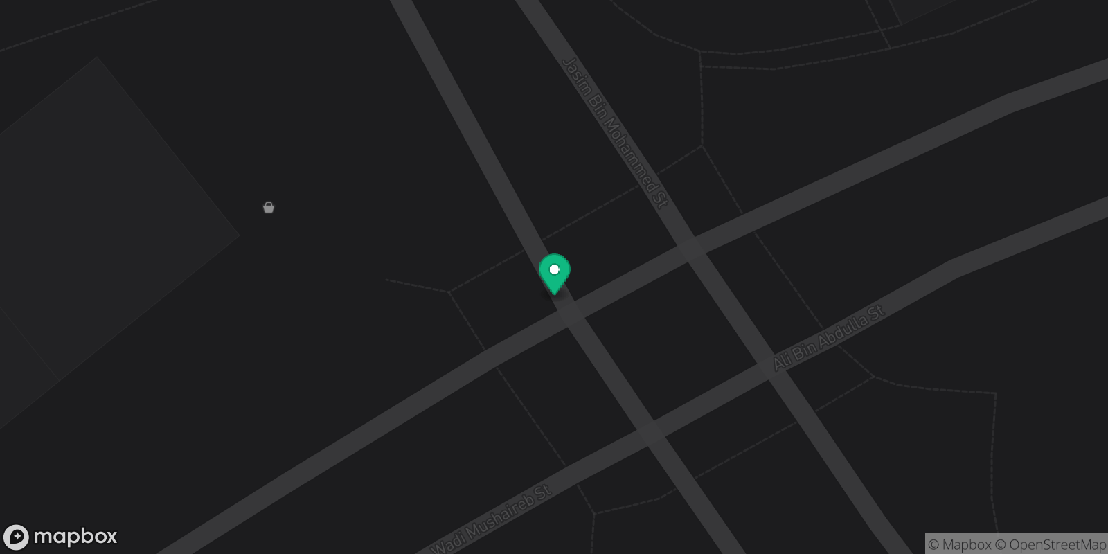 Map showing 1 destinations