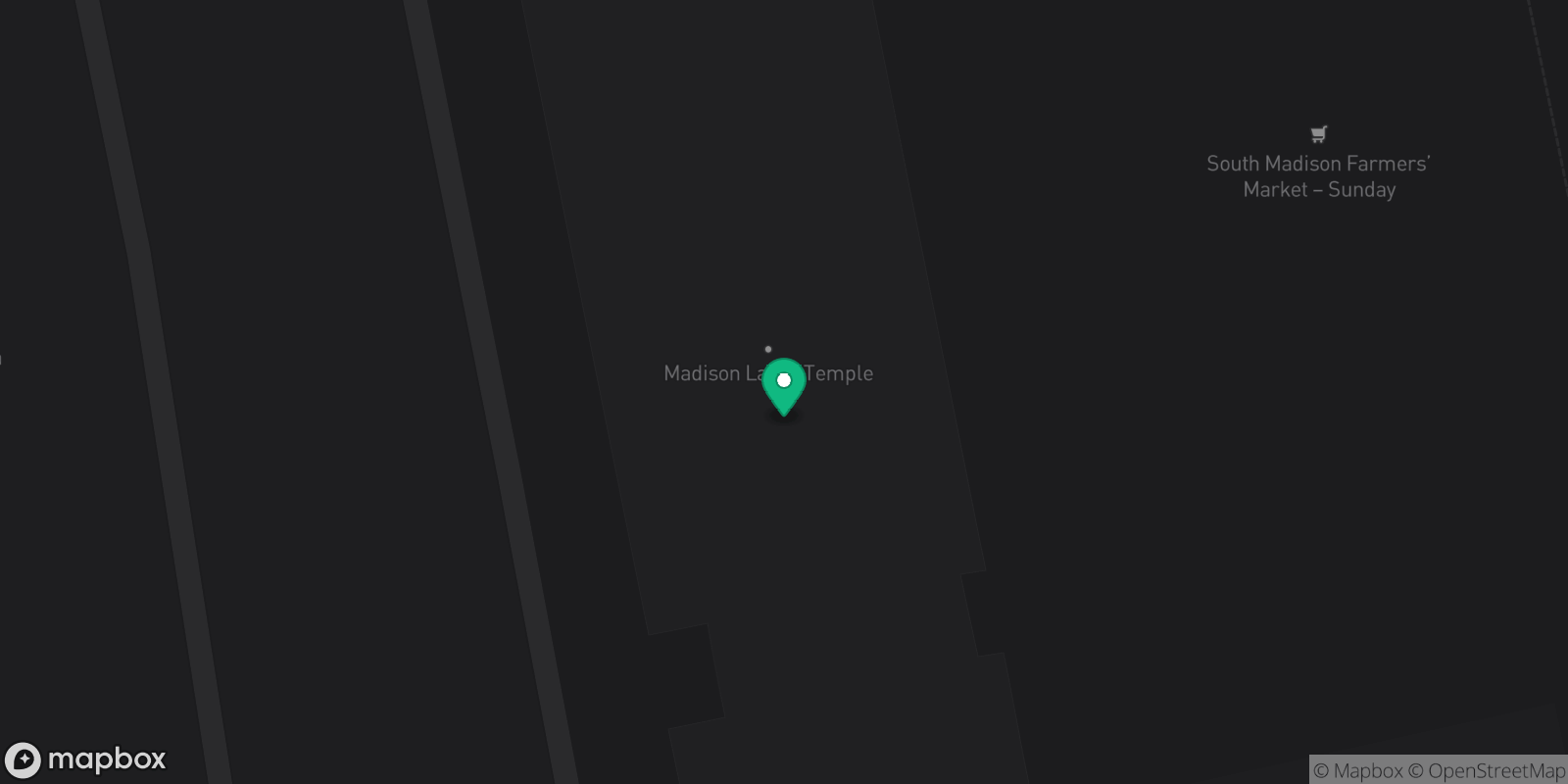 Map showing 1 destinations