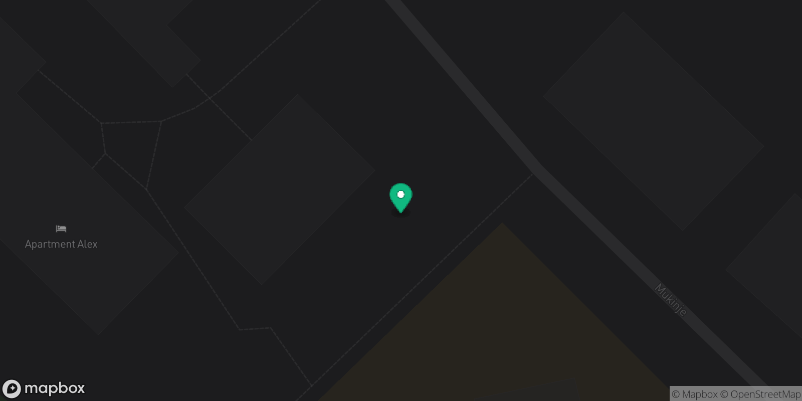 Map showing 1 destinations