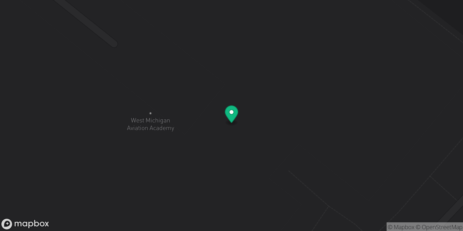 Map showing 1 destinations