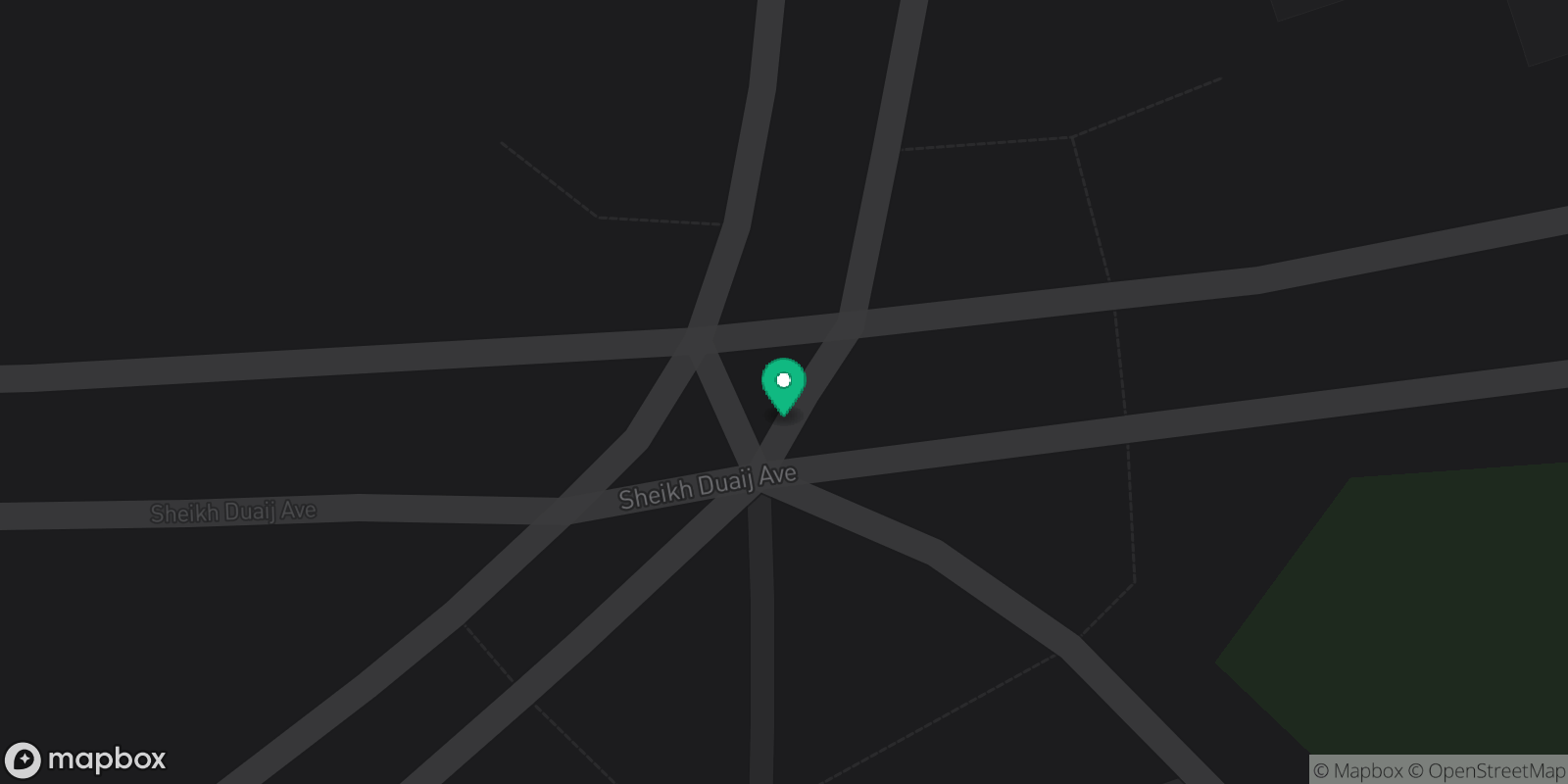 Map showing 1 destinations