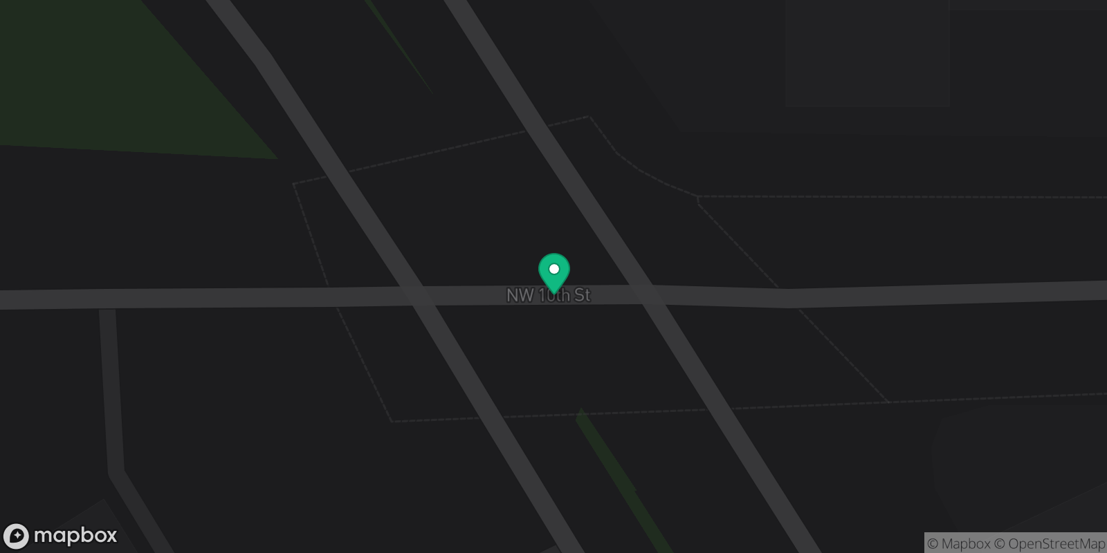 Map showing 1 destinations