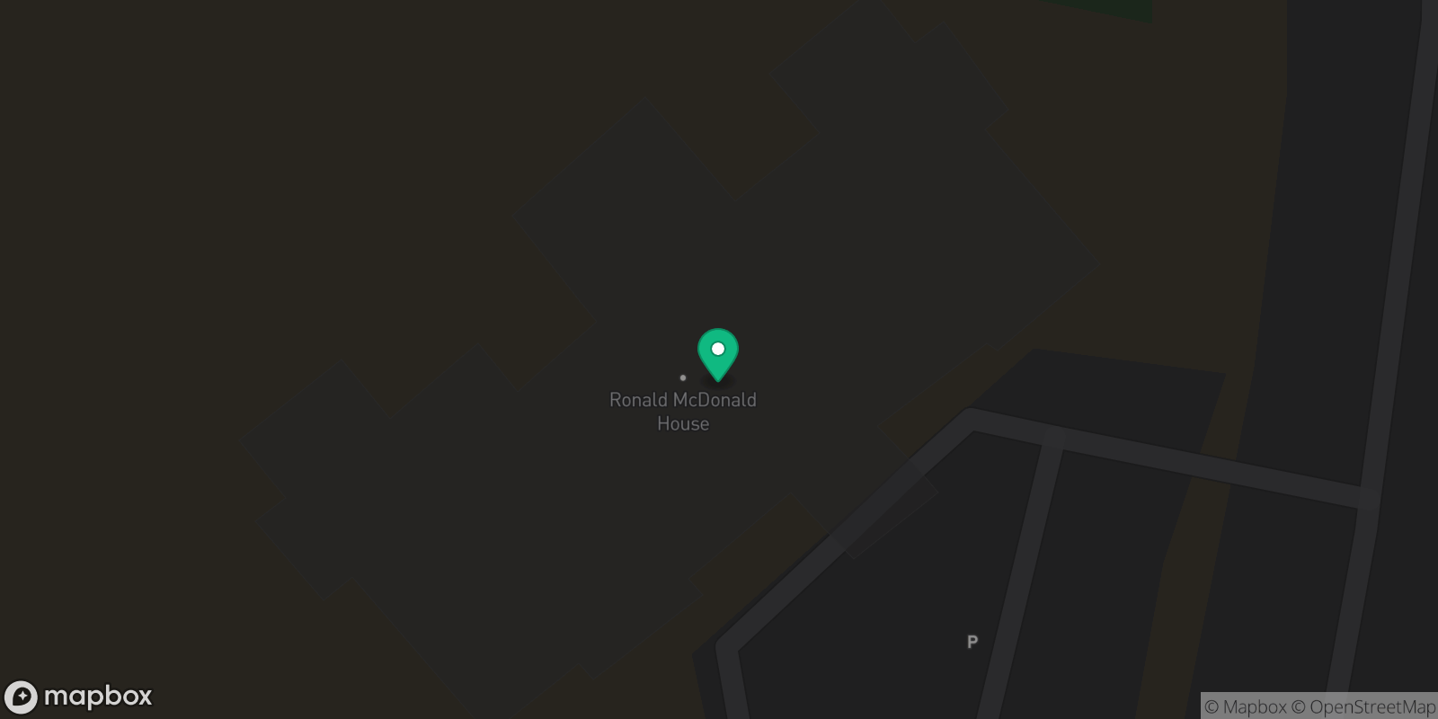 Map showing 1 destinations