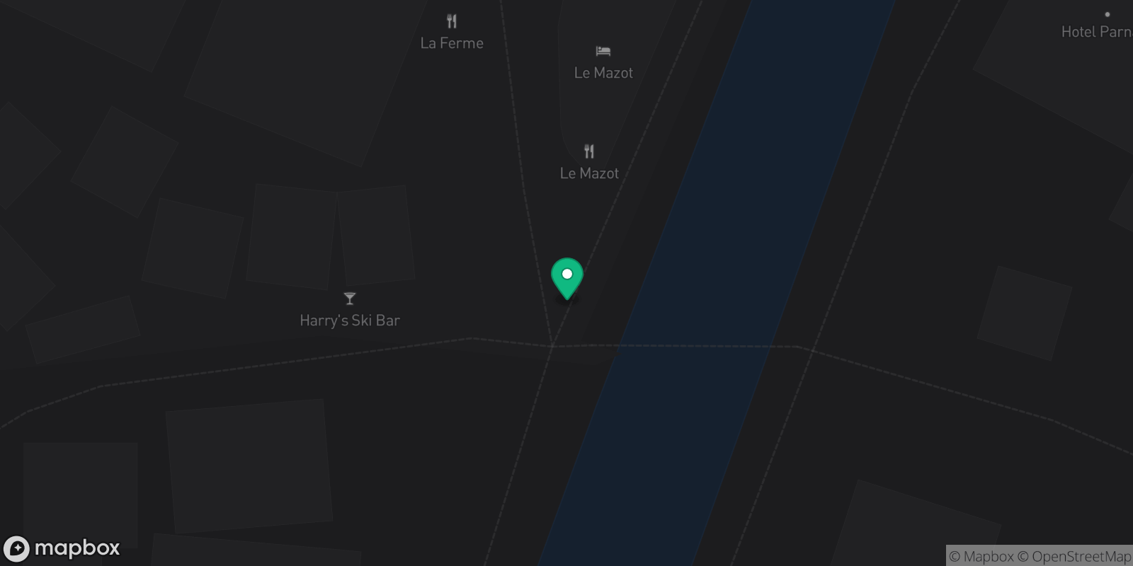 Map showing 1 destinations
