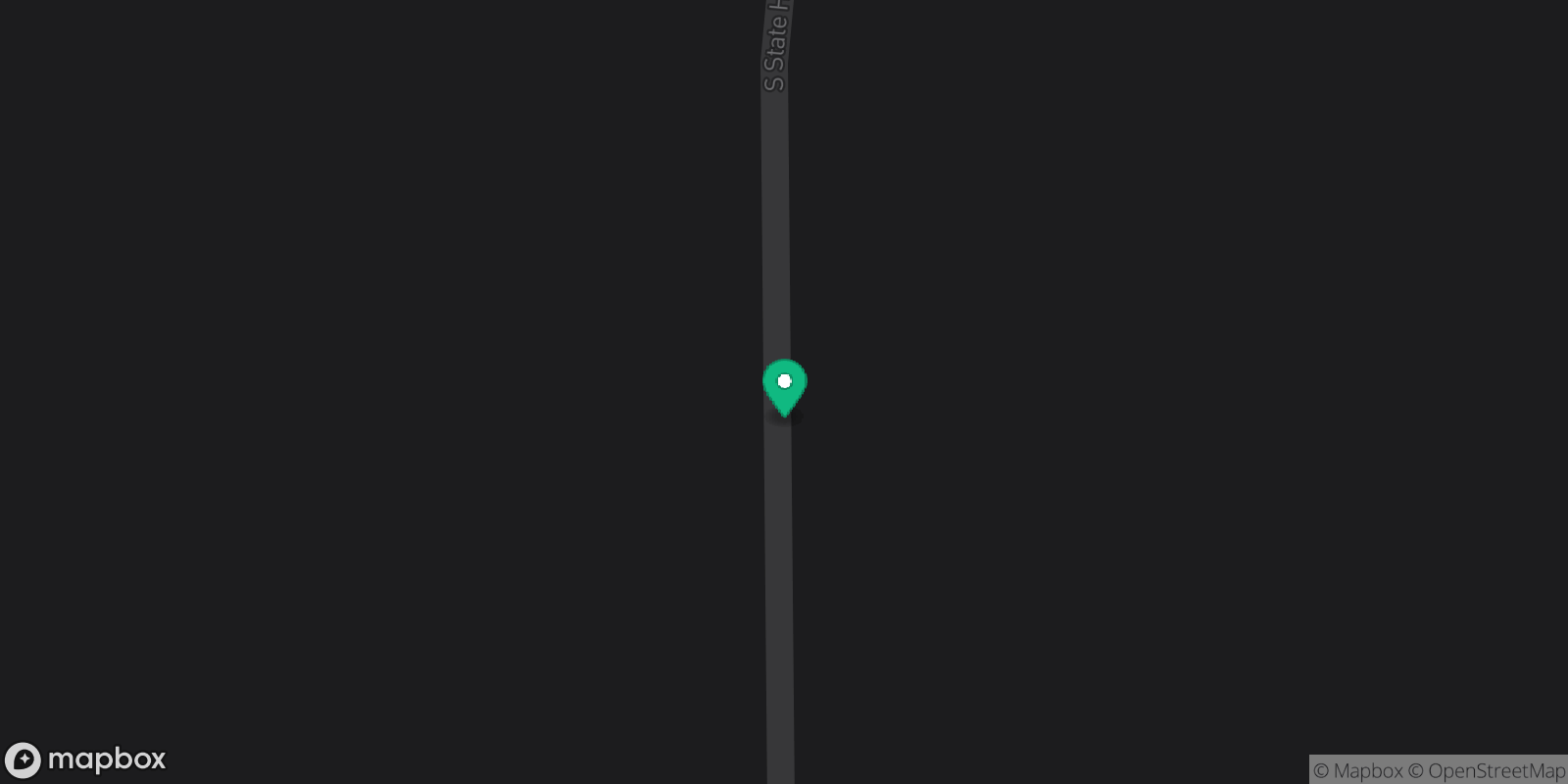 Map showing 1 destinations