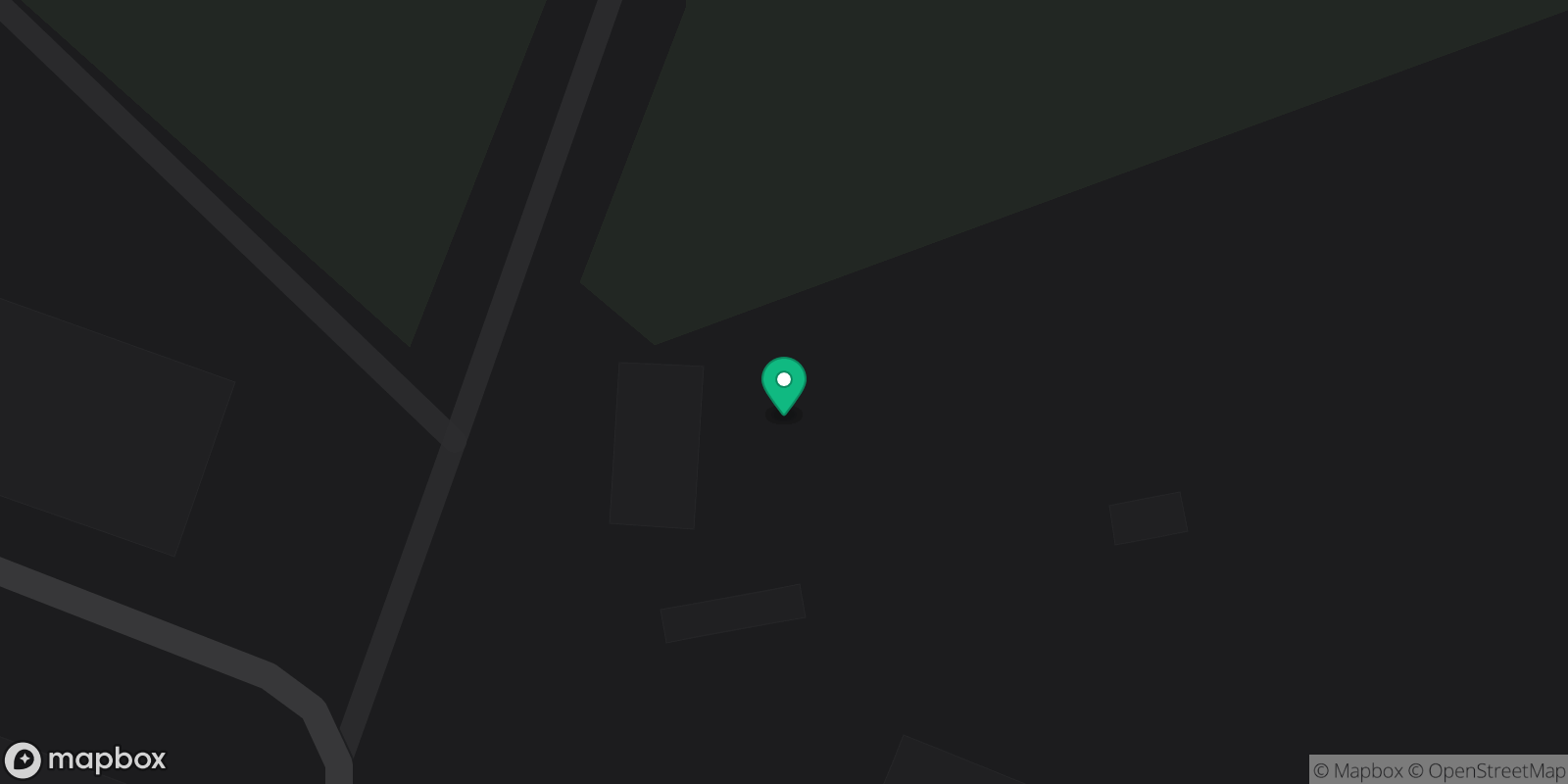 Map showing 1 destinations