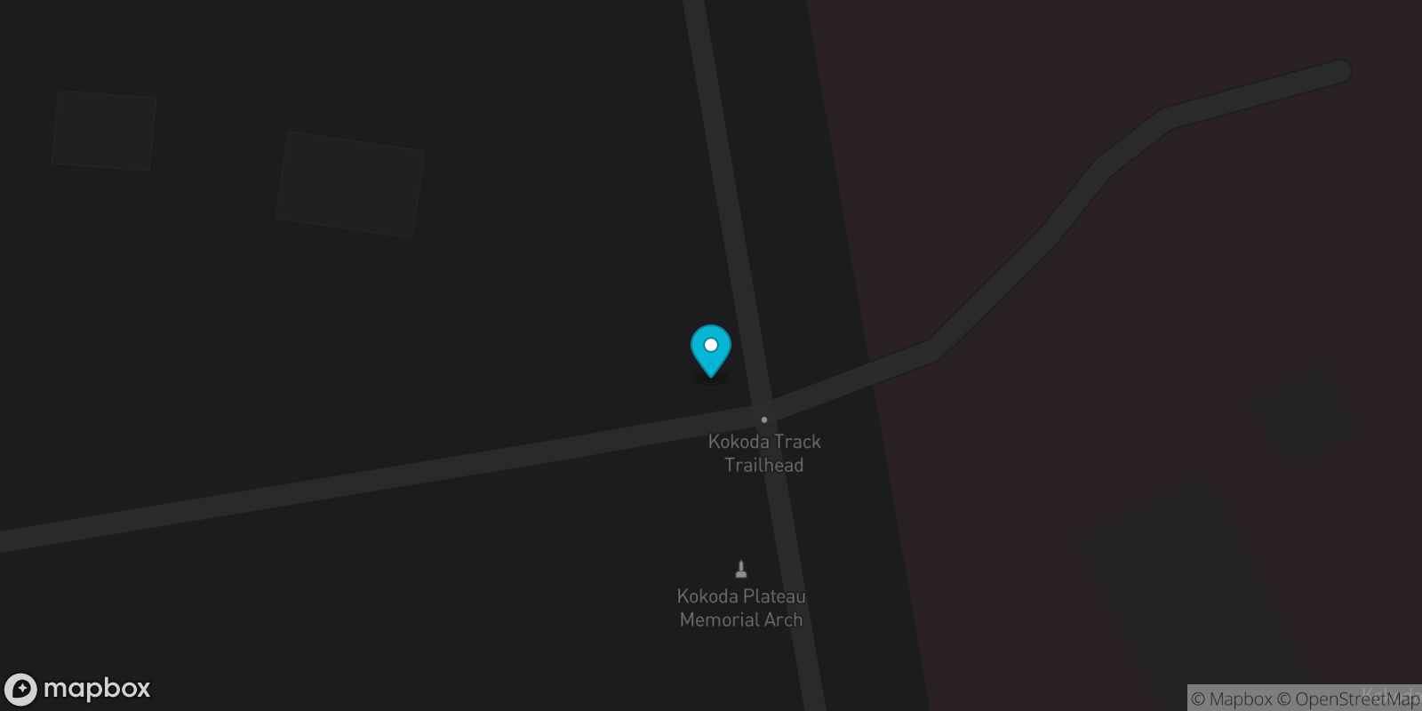 Map showing 1 destinations