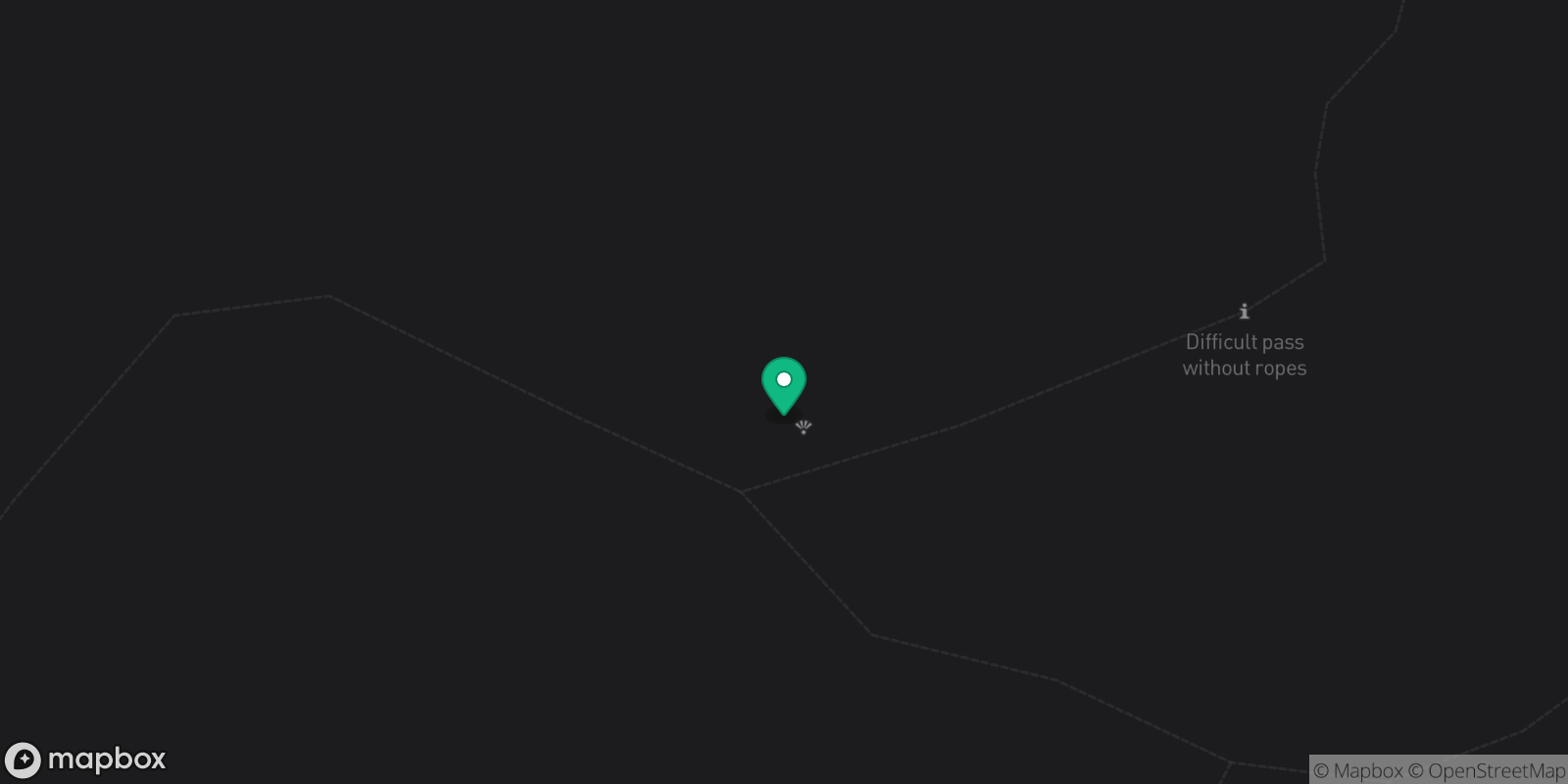 Map showing 1 destinations