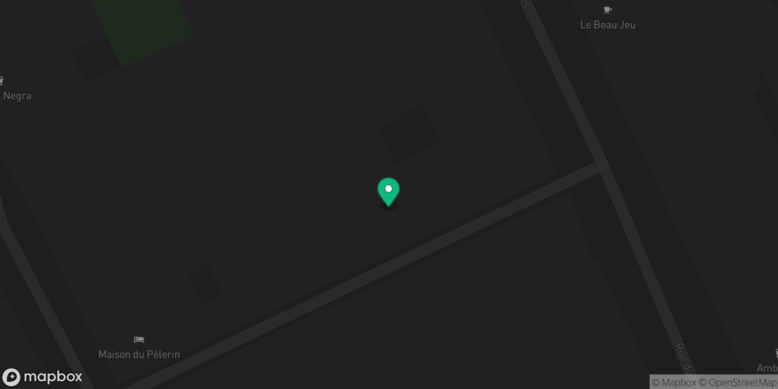 Map showing 1 destinations