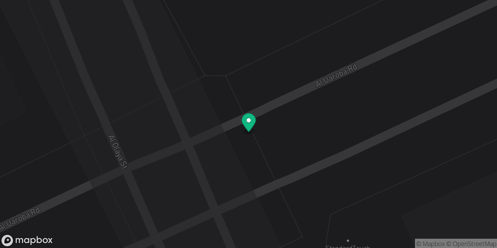 Map showing 1 destinations