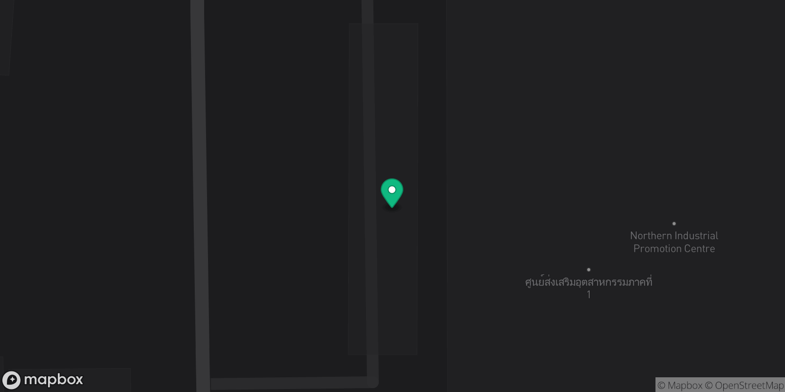 Map showing 1 destinations