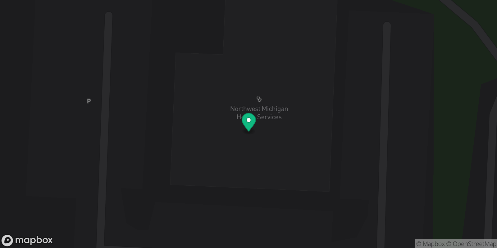 Map showing 1 destinations