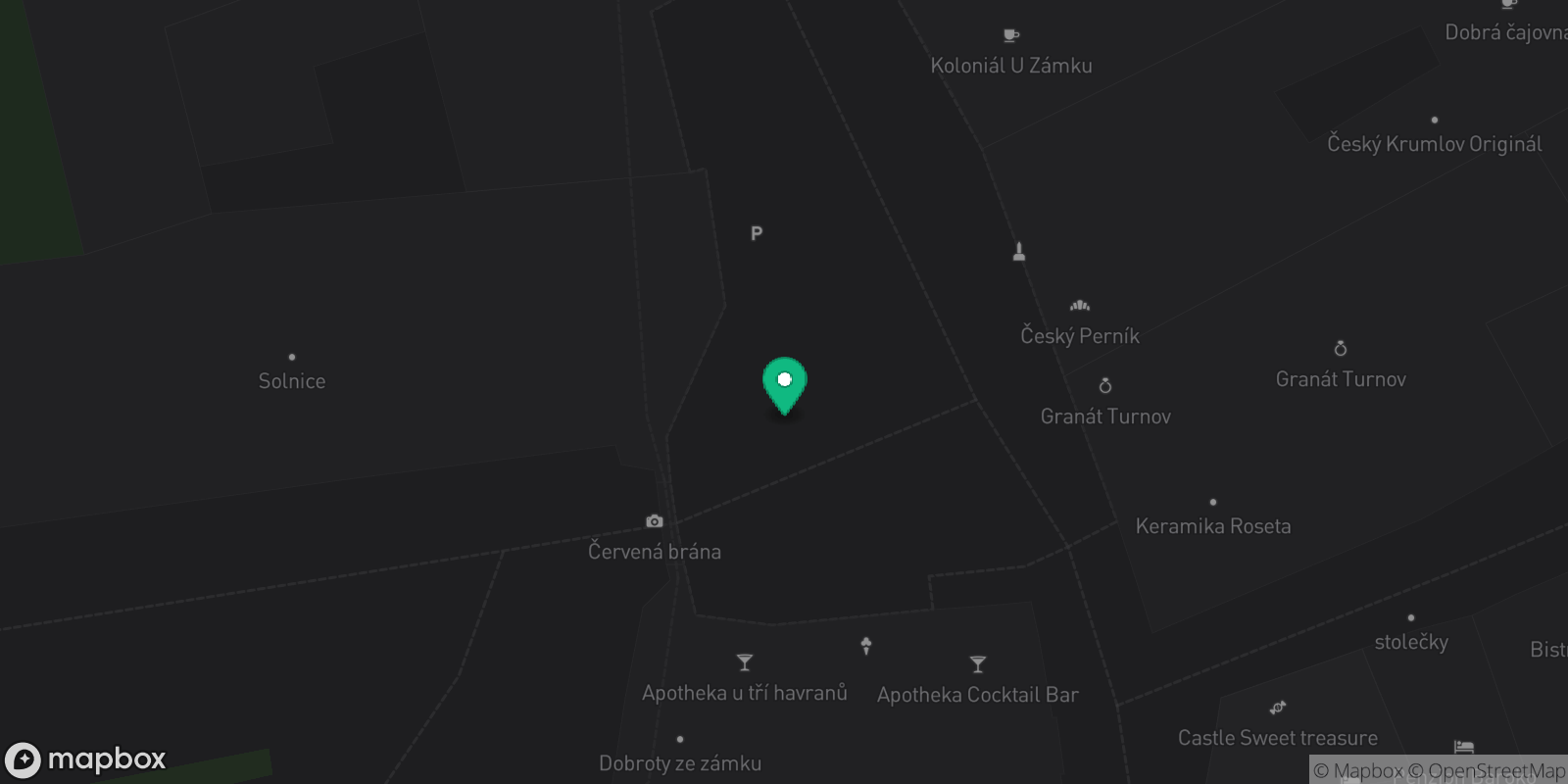 Map showing 1 destinations