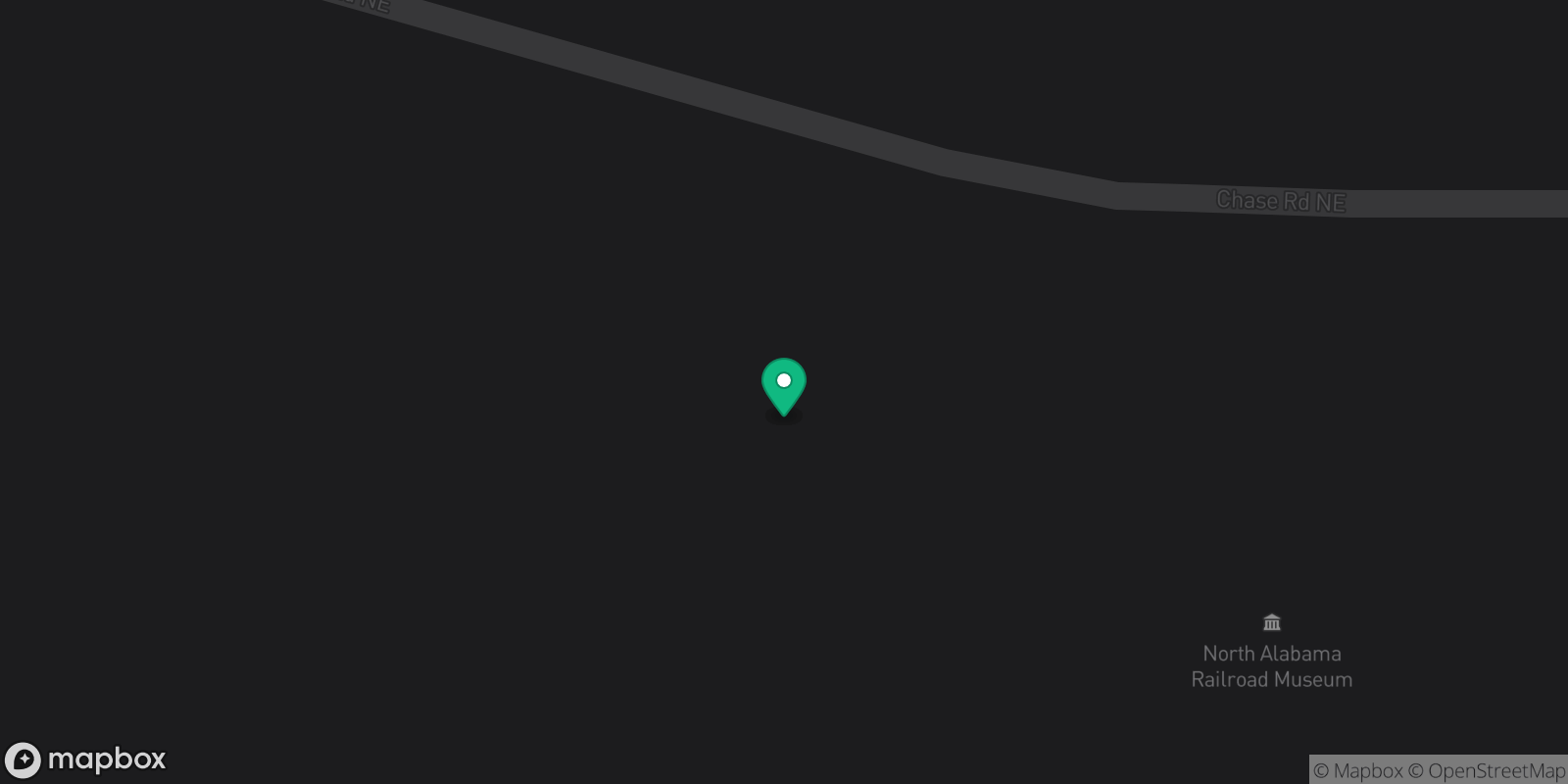 Map showing 1 destinations