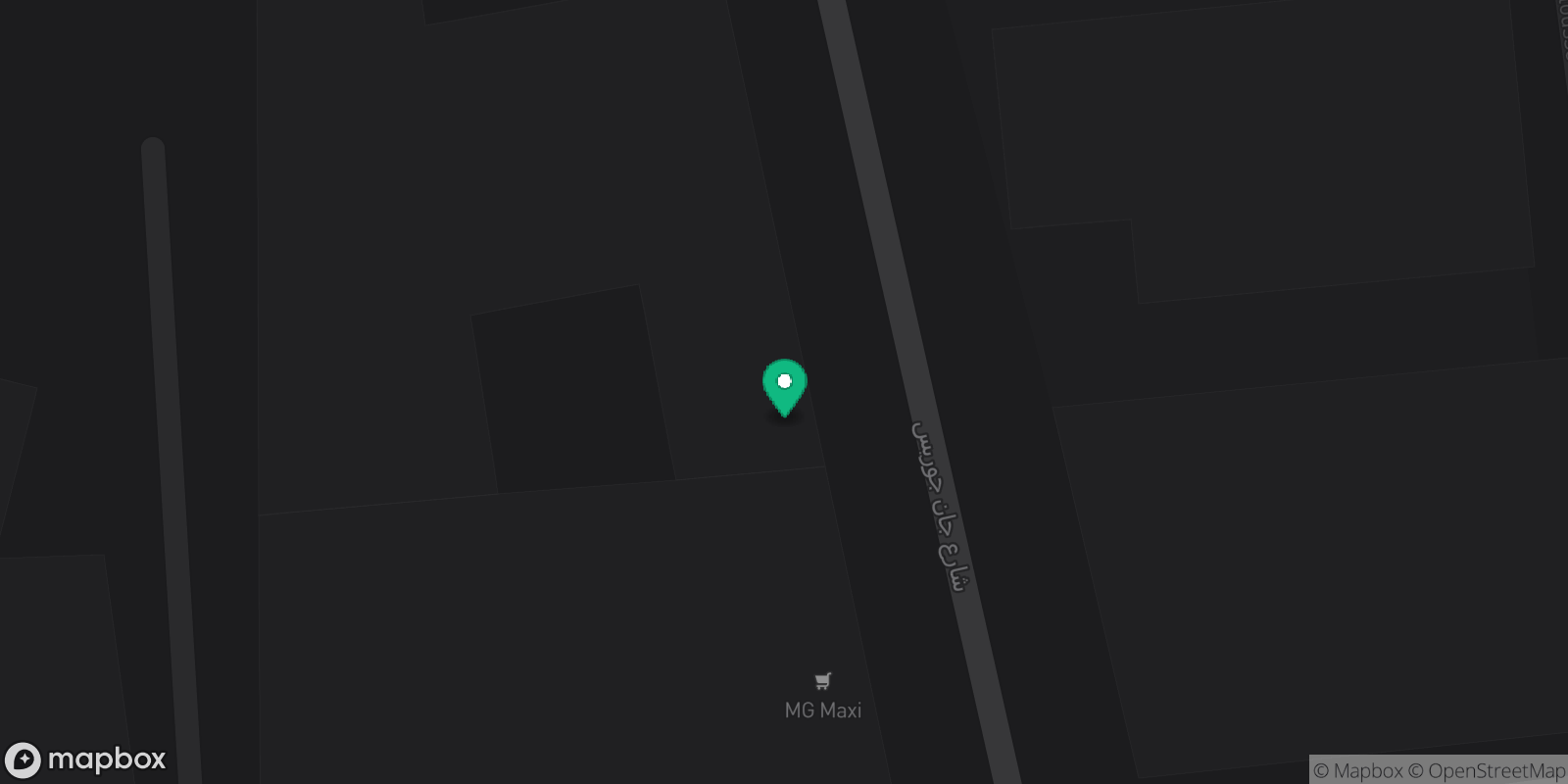 Map showing 1 destinations