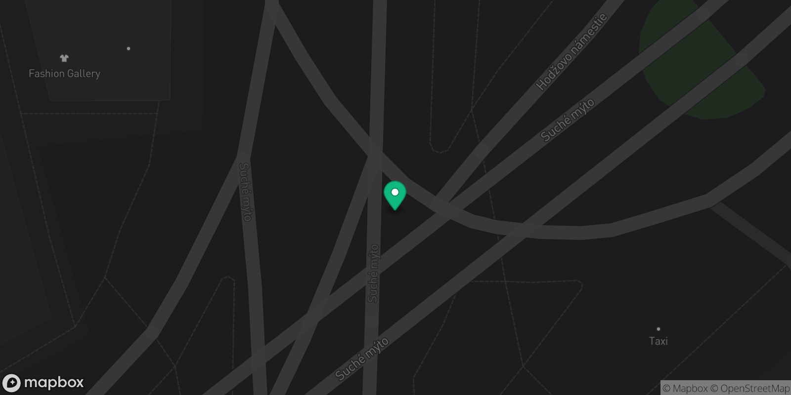 Map showing 1 destinations