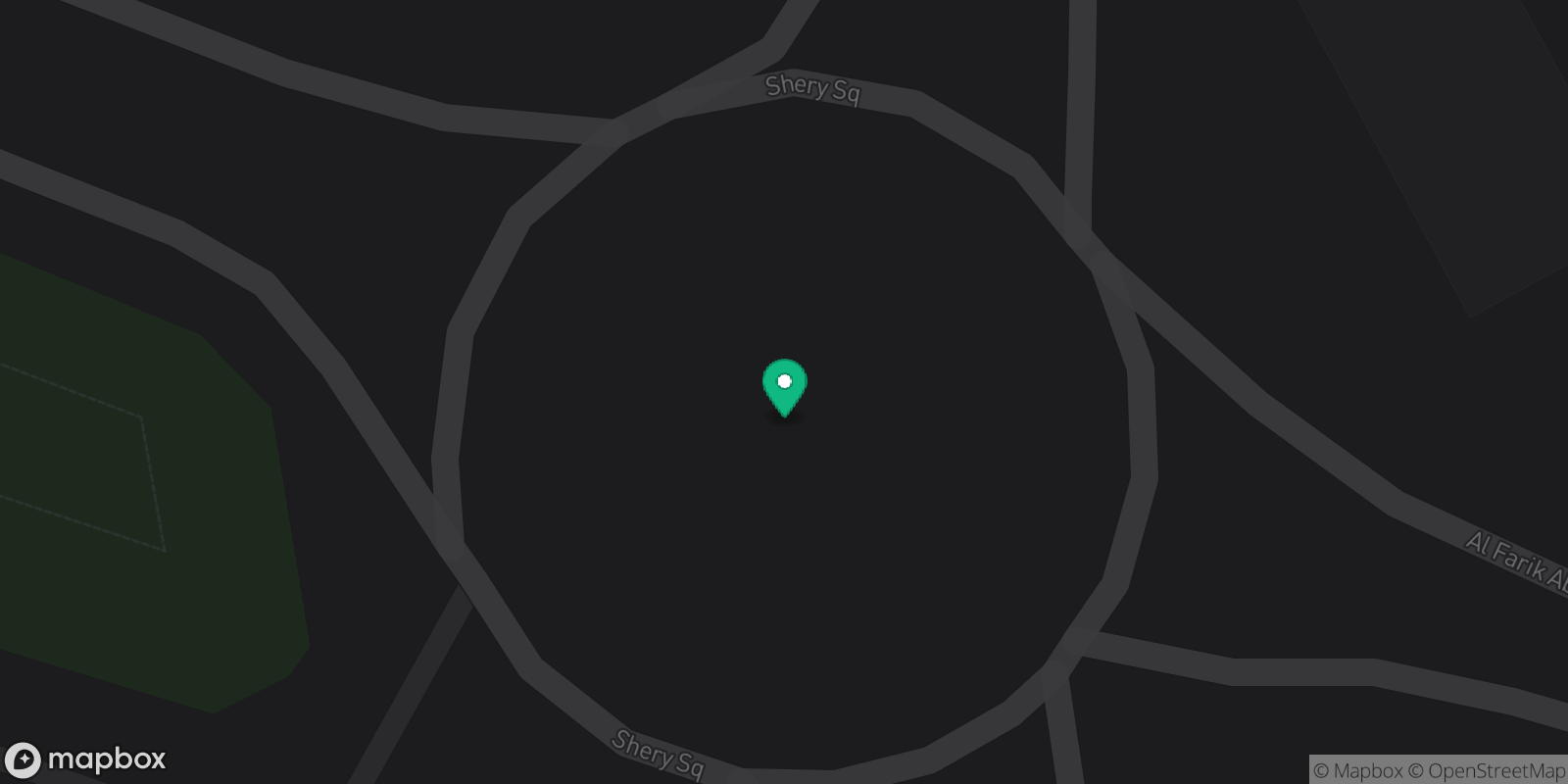 Map showing 1 destinations