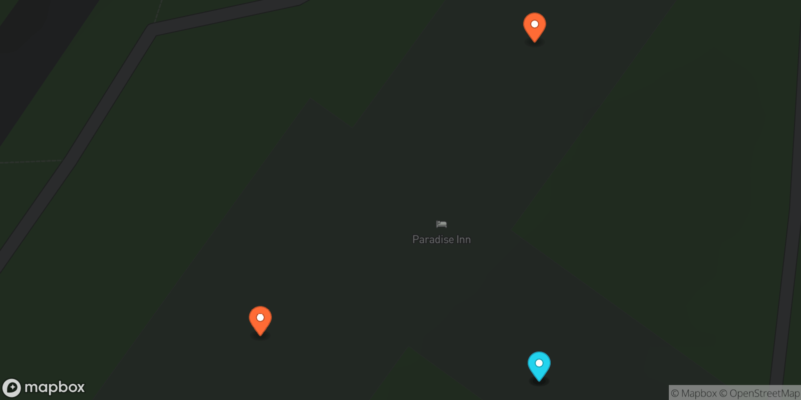 Map showing 4 locations