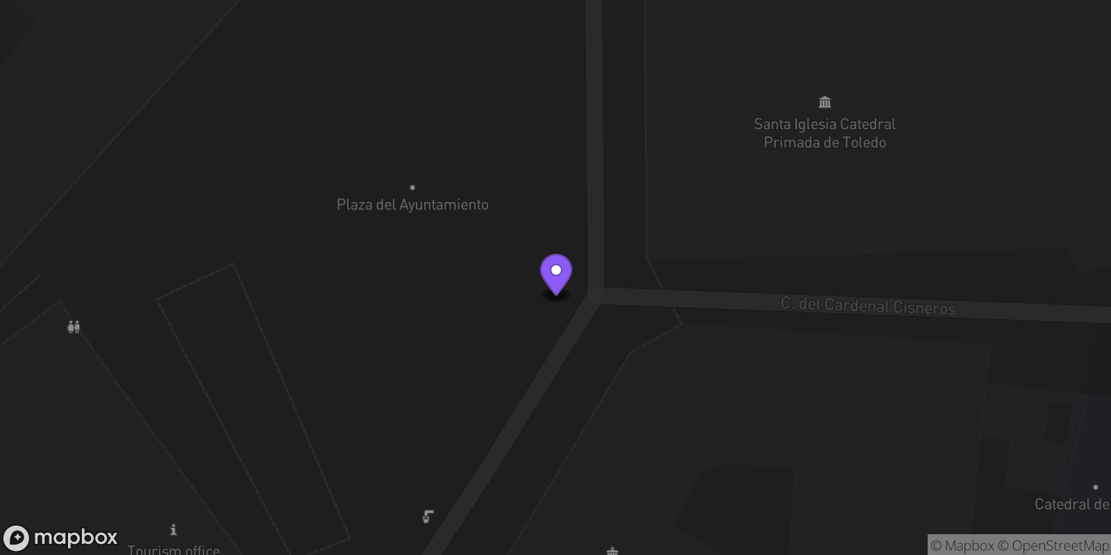 Map showing 3 locations