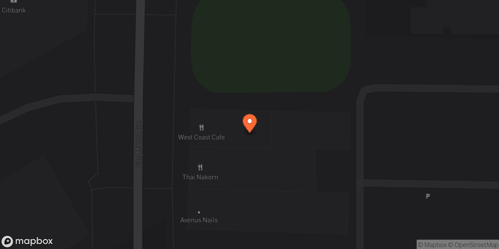 Map showing 1 locations