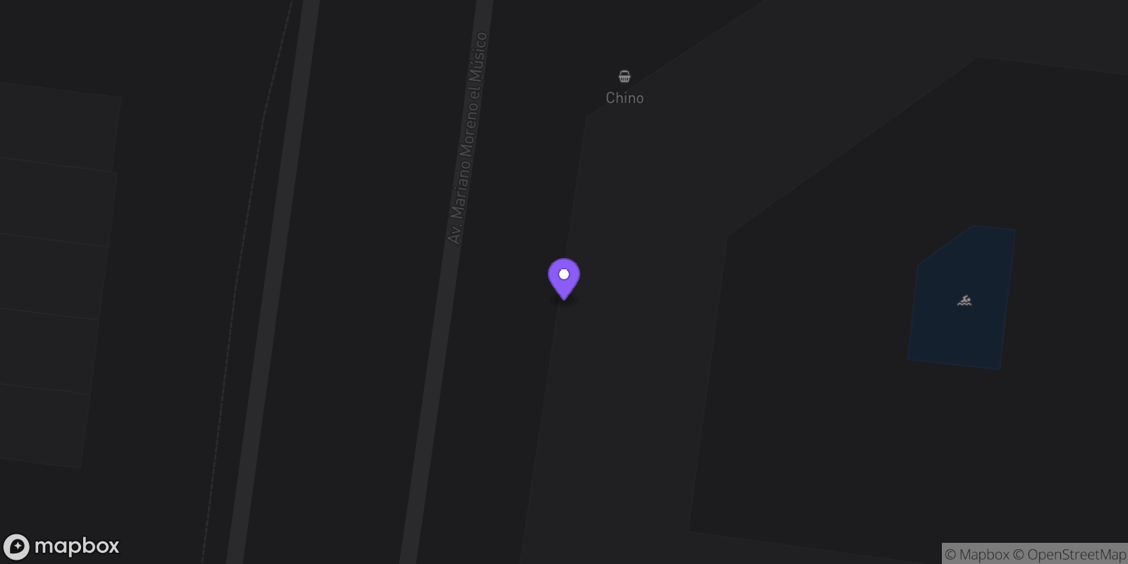 Map showing 1 locations