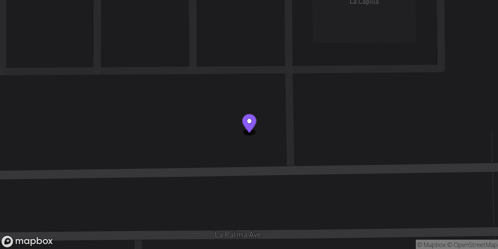 Map showing 6 locations