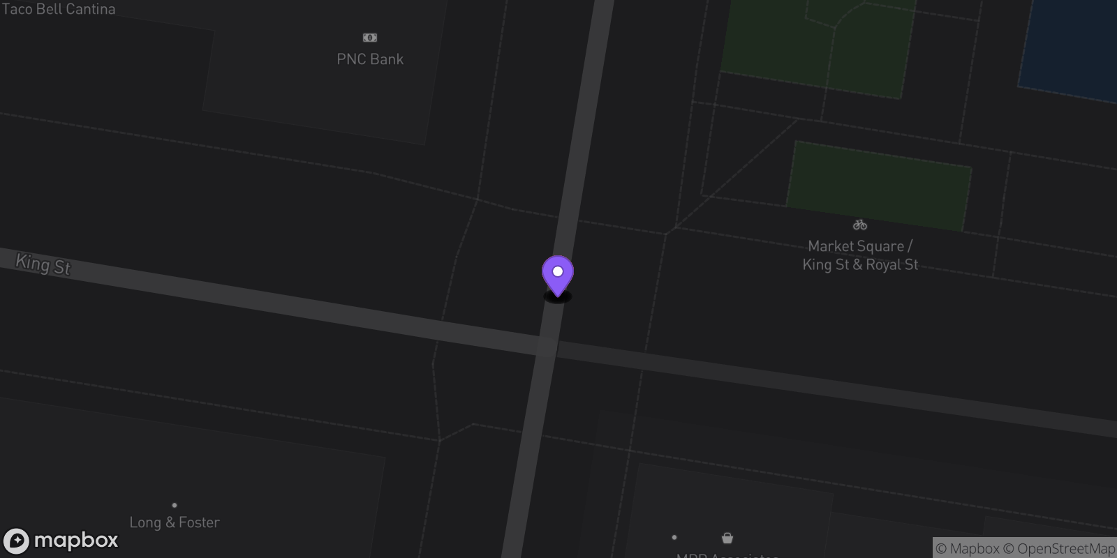 Map showing 8 locations