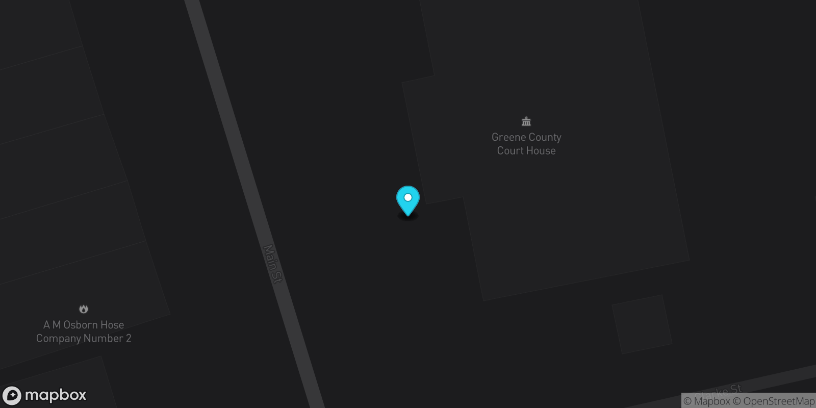 Map showing 3 locations