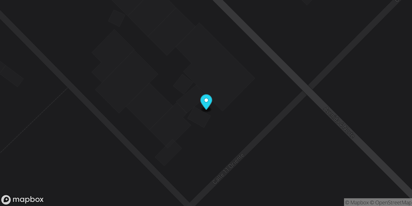 Map showing 3 locations