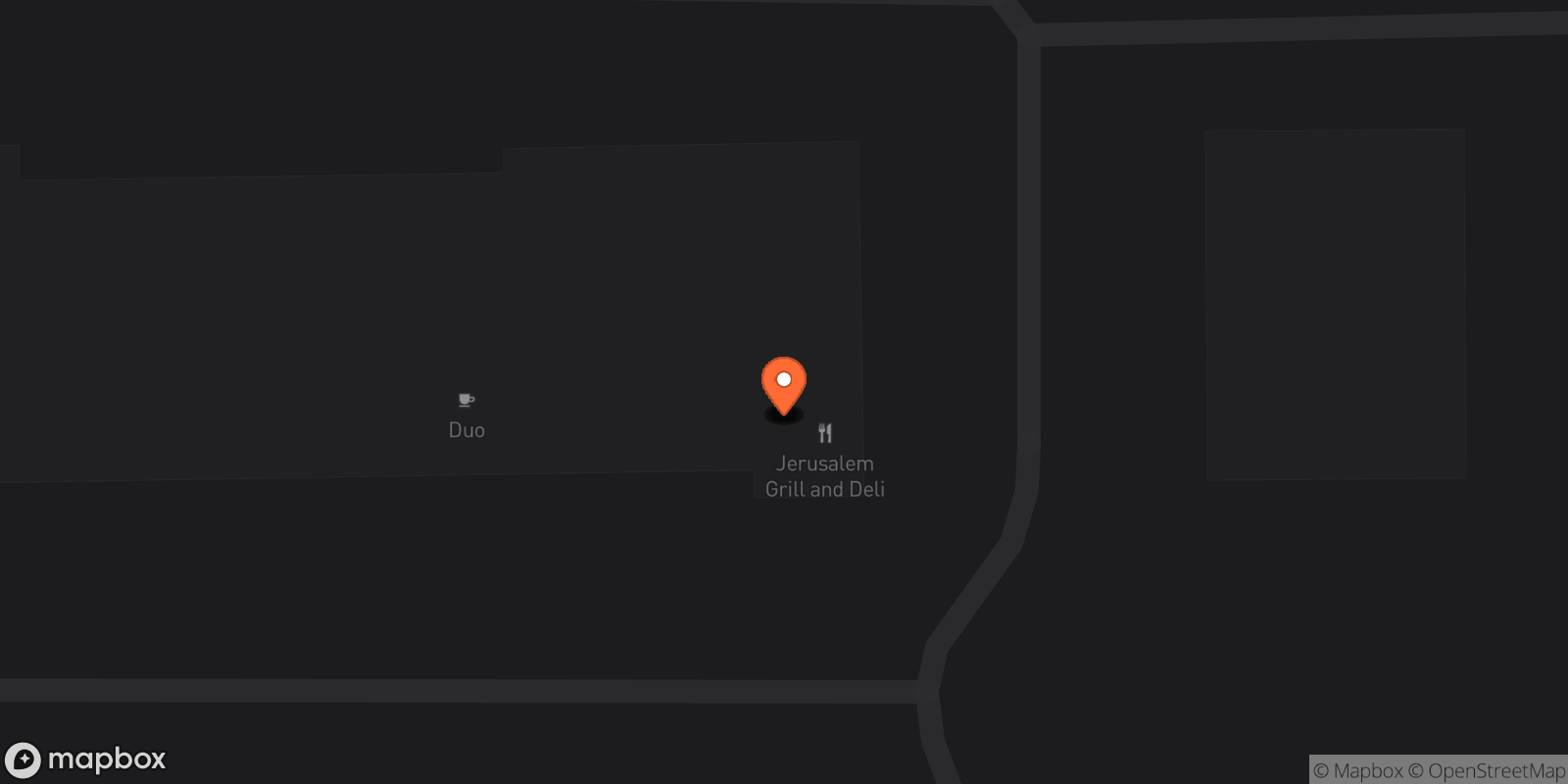 Map showing 5 locations
