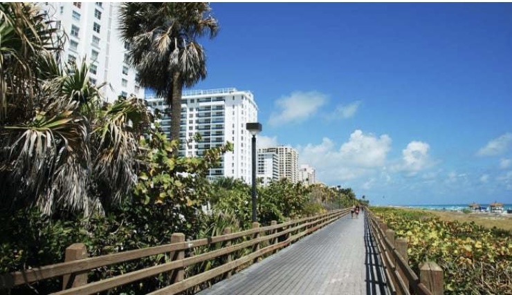 Miami Beach Boardwalk (Mid-Beach Section)